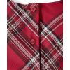 The Children’s Place,and Toddler Short Sleeve Dressy Dress(Red Ochre Plaid)