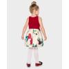 The Children’s Place,and Toddler Short Sleeve Dressy Dress(Red White Floral)
