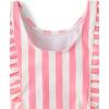 and Toddler One Piece Swimsuit(Pink Stripe)