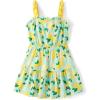 The Children’s Place Girls’ Short Sleeve Dressy Dress(Allover Lemonade)