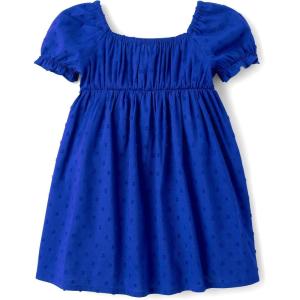 The Children’s Place Baby-Girls and Toddler Tiered Dress, Short Sleeve(Renew Blue)