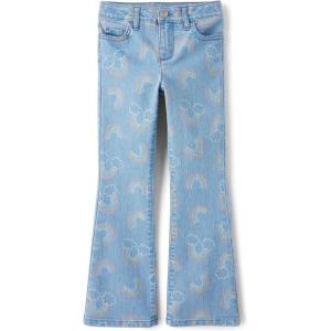The Children’s Place Girls Flare Jeans(Valley Wash Rainbows High Rise)
