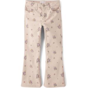 The Children’s Place Girls Flare Jeans(Warm Stone Floral High Rise)