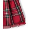 The Children’s Place Girls Dressy Dress, Sleeveless(Classic Red Plaid Velour)