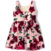 The Children’s Place Girls Dressy Dress, Sleeveless(Rose Dust Floral)