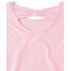 The Children’s Place Girls Long Sleeve Graphic Top with Back Detail(Ballet Shoes)