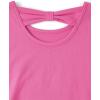 The Children’s Place Girls Long Sleeve Graphic Top with Back Detail(Cherry Hearts)