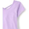 The Children’s Place Girls’ Short Sleeve Basic Skater Dress 2 Pack(Lavender Tea)