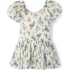 The Children’s Place Girls’ Sleeveless Dressy Bubble Hem Dress(Blue Floral)
