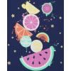 The Children’s Place Girls’ Trends Icons Short Sleeve Graphic T-shirts (5-Pack)(Hello Summer)
