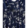 The Children’s Place girls Floral Smocked Babydoll Dress(Tidal)