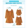 The Children’s Place girls Long Sleeve Casual Dresses(Honeycomb)