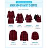 The Children’s Place girls Long Sleeve Casual Dresses(Red Buffalo Plaid)