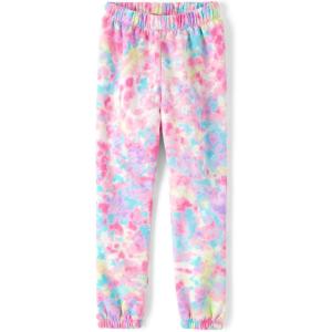 The Children’s Place girls Knit Active Sweatpants(Bright Pink Swirl)