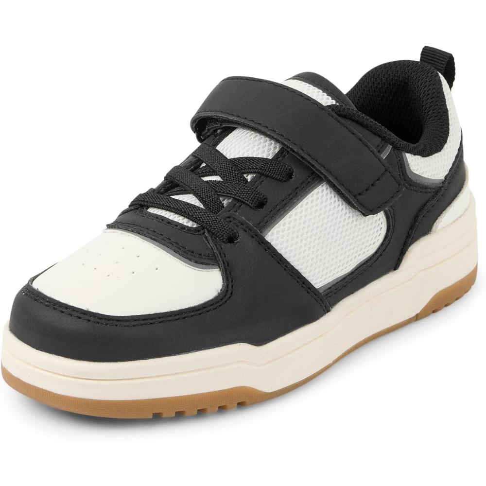 imageThe Childrens Place Boys Boys Everyday Casual Lace Up SneakersBlack Multicolor