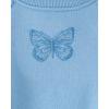 The Children’s Place baby-girls And Toddler Active Long Sleeve Premium Fleece Sweatshirt and Pants, 2-piece Outfit Set(Pearl Blue Crochet)