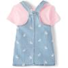The Children’s Place baby-girls And Toddler Short Sleeve Shirt and Skirtall 2 Piece Outfit(Ivory Bunny)