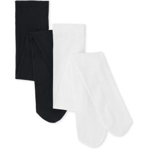 The Children’s Place girls Tights 2-pack(Black & White)