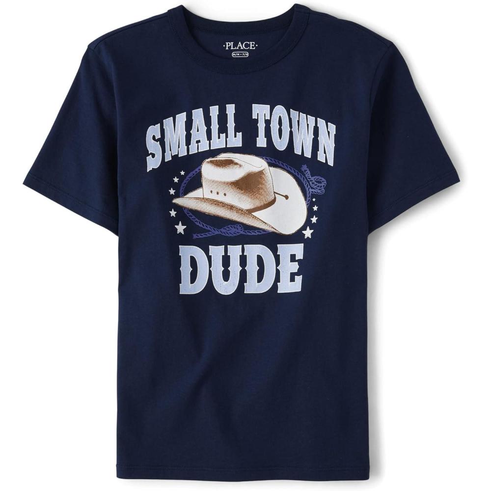 imageThe Childrens Place BabyGirls and Toddler Basic Long Sleeve Layering TeesSmall Town Dude Hat