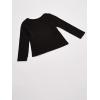 The Children’s Place Baby-Girls and Toddler Basic Long Sleeve Layering Tees(Black/Tidal/White 3-pack)