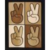 The Children’s Place Baby-Girls and Toddler Basic Long Sleeve Layering Tees(Peace Sign Square)