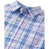 The Children’s Place Big Boys’ Long Sleeve Poplin Button Down Shirt(Petal Purple Plaid)