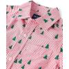 The Children’s Place Big Boys’ Long Sleeve Poplin Button Down Shirt(Red Trees)