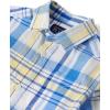 The Children’s Place Big Boys’ Long Sleeve Poplin Button Down Shirt(Sun Valley Plaid)