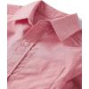 The Children’s Place Big Boys’ Long Sleeve Poplin Button Down Shirt(Tango Red)