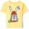 The Children’s Place Baby-Girls and Toddler Basic Long Sleeve Layering Tees(Bunny Carrot)