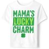 The Children’s Place Baby-Girls and Toddler Basic Long Sleeve Layering Tees(Mamas Lucky Charm)