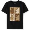 The Children’s Place Baby-Girls and Toddler Basic Long Sleeve Layering Tees(Peace Sign Square)