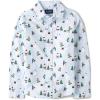 The Children’s Place Big Boys’ Long Sleeve Poplin Button Down Shirt(Christmas Print)