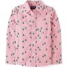 The Children’s Place Big Boys’ Long Sleeve Poplin Button Down Shirt(Red Trees)
