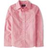 The Children’s Place Big Boys’ Long Sleeve Poplin Button Down Shirt(Tango Red)