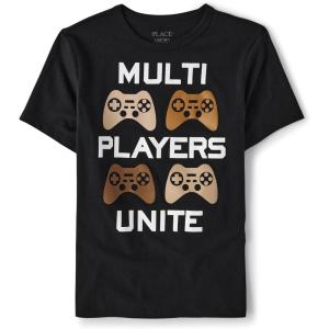 The Children’s Place Baby-Girls and Toddler Basic Long Sleeve Layering Tees(Multi Players Unite)