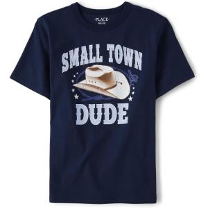 The Children’s Place Baby-Girls and Toddler Basic Long Sleeve Layering Tees(Small Town Dude Hat)