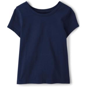 The Children’s Place Baby-Girls and Toddler Basic Long Sleeve Layering Tees(Tidal Single)