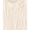 The Children’s Place Girls’ Casual Ruffle Dress,Short Sleeve(White Daisy)