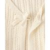 The Children’s Place Girls’ Long Bell Sleeve Tie Front Layering Cardigan(Fair Ivory)