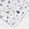 The Children’s Place Unisex-Baby Cozy Blanket(Blue Abc)
