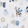The Children’s Place Unisex-Baby Cozy Blanket(Blue Abc)