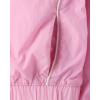 The Children’s Place girls Active Long Sleeve Contrast Windbreaker Jacket(Strawberry Milk)