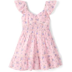 The Children’s Place,Girls,Casual Smocked Dress,SleevelessRose Mist,Medium