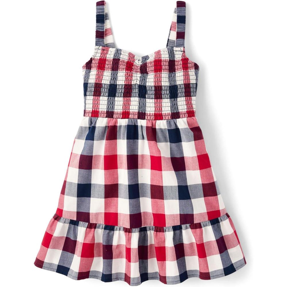 imageThe Childrens PlaceShort Sleeve Fashion DressAmericana Gingham