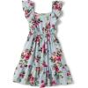 The Children’s Place,Short Sleeve Fashion Dress(Smoky Blue)