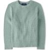 The Children’s Place Boys Long Sleeve Thermal Pullover Sweater(Mint Taffy)