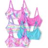The Children’s Place Girls Bralette(Tie Dye 5-pack)