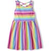 The Children’s Place Girls Sleeveless Strappy Back Summer DressesCasual Dress(Weekend Stripe)