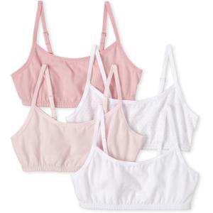 The Children’s Place Girls Bralette(Pink/White 4-pack)